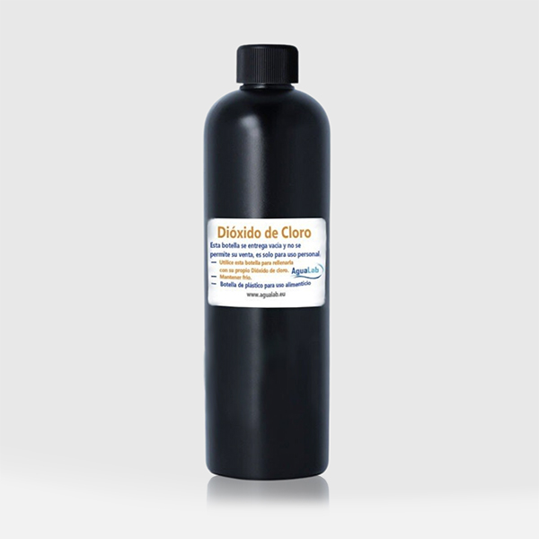 Botella vacía rellenable Para dióxido de cloro 250ml (C.D.S.)