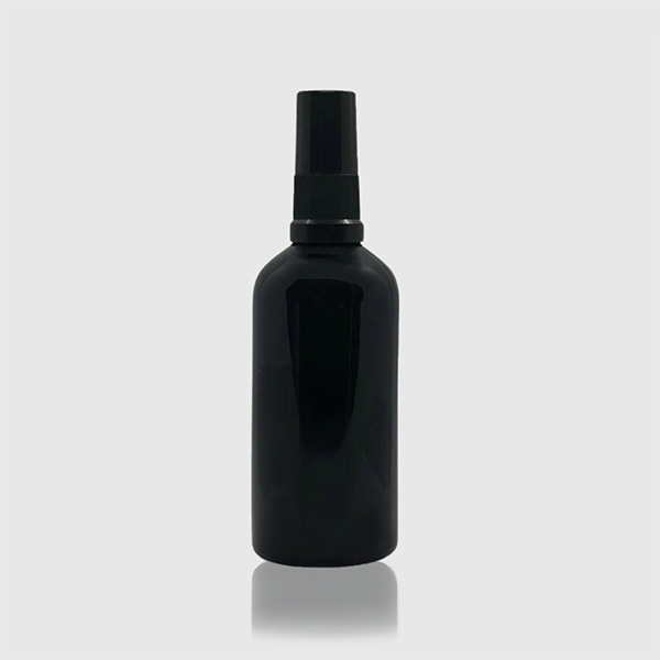 Pulverizador de Vidrio de 100 ml Color Negro