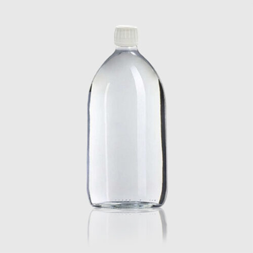 Botella vidrio 100ml para farmacia y laboratorio