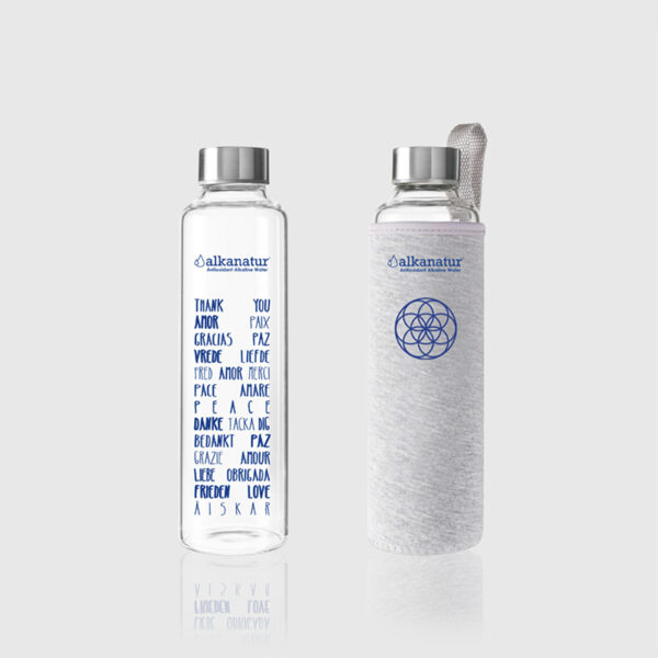 Botella de cristal borosilicato